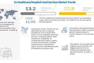 Healthcare Food Services: $22.8 billion Revenue Growth Expected in US.