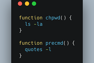 Using ZSH functions to improve your terminal experience