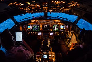 The greatest office view in the world — 36,000 feet above the ground