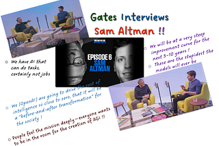 Gates Interviews Sam Altman !!