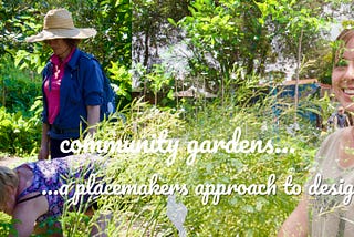 Community gardens: a placemaker’s approach to design