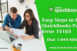 How to Fix QuickBooks Error Code 15103?