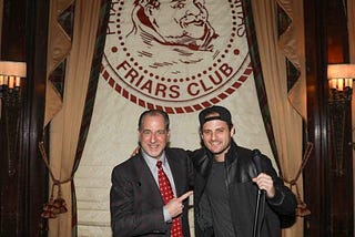 Friars Club Director of Programs Bob Spiotto Inducts Mark “Jiggy” Jigarjian