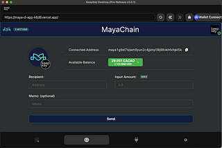 Building Chaac A Mayachain Wallet with KeepKey SDK.