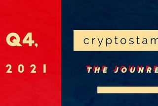 Cryptostamping, Q4-2021