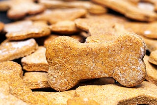 Biscoitos de aveia e mel pra cachorro