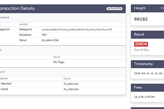 About Transaction Fee of Cosmos Hub