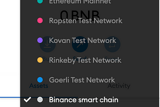 Resolving the “wrong network” error