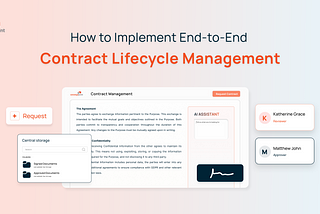 How to Implement End-to-End Contract Lifecycle Management