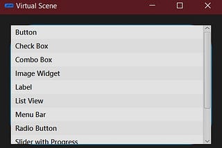 Scroll List com JavaFX