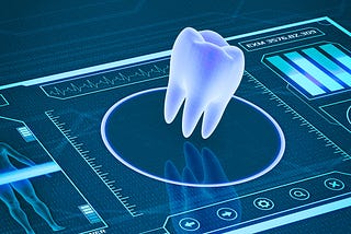 Iqaluit Dental Clinic image of a CGI tooth.