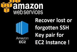 Recover a lost key pair of a EC2 instance to login