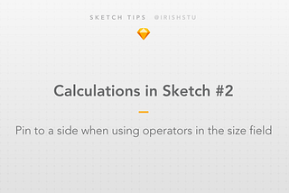 Calculations in Sketch: Pinning with Operators