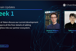 On-Chain Updates Week 1: Dashboard Development & TradingView Partner Explained