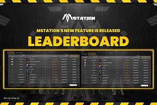 🥇 Leaderboard Feature Officially Release 🥇