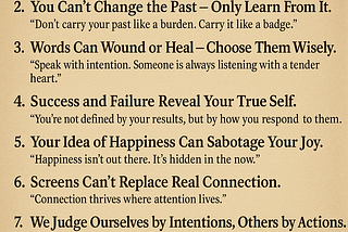 🌟 Truths for Strength: A Guide to Living with Courage, Clarity, and Character