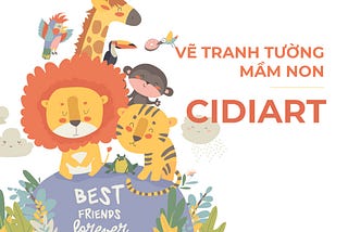 Tranh tường mầm non và những lưu ý cần biết trước khi bắt đầu