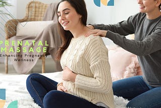 a pregnant woman take her First Prenatal Massage from a female therapist.