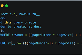 Oracle Pagination and total rows