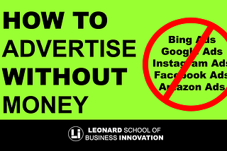 How to Advertise Without Spending Money On Facebook or Google Ads