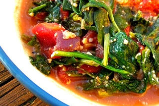 Spinach with a Twist — Side Dish