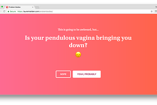 This website fixes every problem with your body