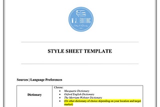 How to Use a Style Sheet to Ensure Consistency in Your Writing