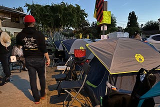 Protesters Camp Outside Kevin de León’s Home Demanding His Resignation | Los Angeleno