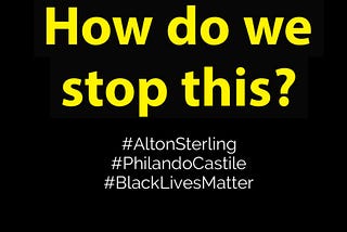 Something Has To Give! What Can I…We Do?