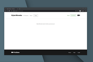 Today, I found out that I have a public profile on medium.com.
