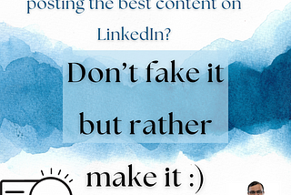 What is most important for posting the best content on LinkedIn?