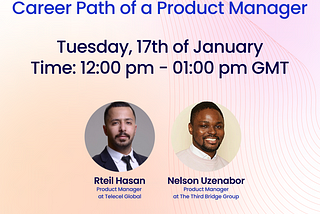 Webinar on Product Management Career Path