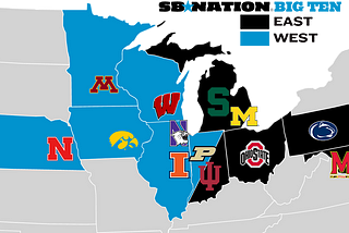 The Big 10 Stands Supreme On The College Football Landscape.