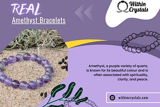 Real Amethyst Bracelets