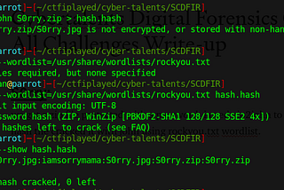 Cybertalents Digital Forensics CTF — All Challenges Write-up