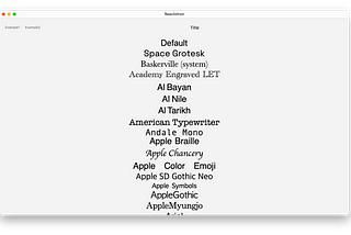 The best way* to include custom fonts in React Native for macOS in 2025