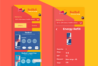 Redbull — UI/UX Design