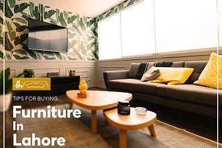Tips for Buying Furniture Online in Lahore