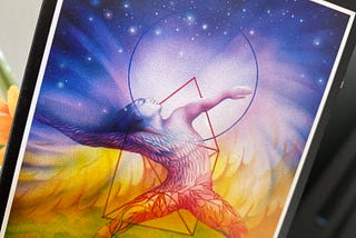 New Vision — the Hanged Man card in Osho Zen Tarot