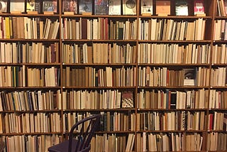 A bookstore in Ohio purposefully shelves works written by men backwards