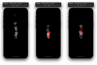 Floating Hearts Animation in SwiftUI