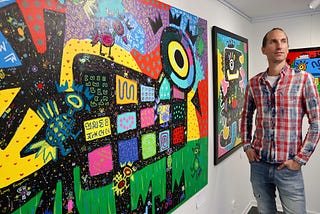 Linus Cinnamoni: From the fairway to the canvas, from control to intuition