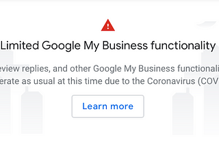 Updates to Google My Business due to Covid-19