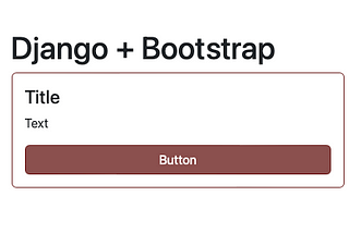Django + Bootstrap · Personalizando Estilos