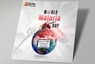 World Malaria Day PSD Template Free for social awareness