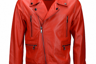 Classical Trends of Red Leather Jacket