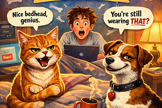 “You Wake Up and Your Pet Can Talk… But It Only Insults You | Writing Challenge”
