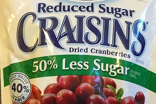 Why we no longer recommend ‘reduced sugar’ cranberries