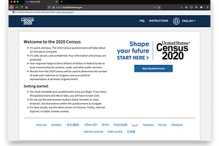 Deep dive on the Census form
