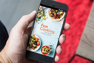 My first UX case study: A cooking learning platform